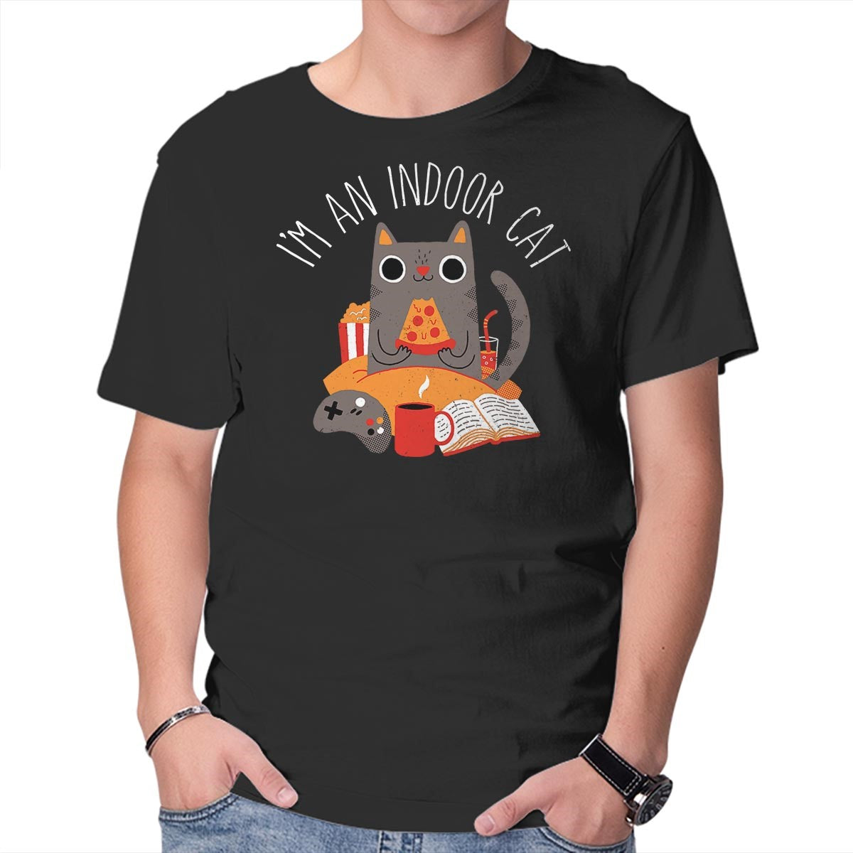 Indoor Cat – Cat Graphic T-Shirt