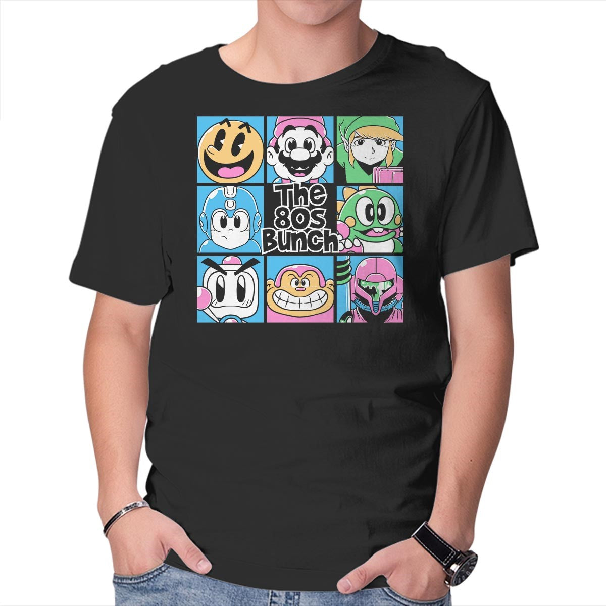 The 80s Bunch – Gaming Graphic T-Shirt