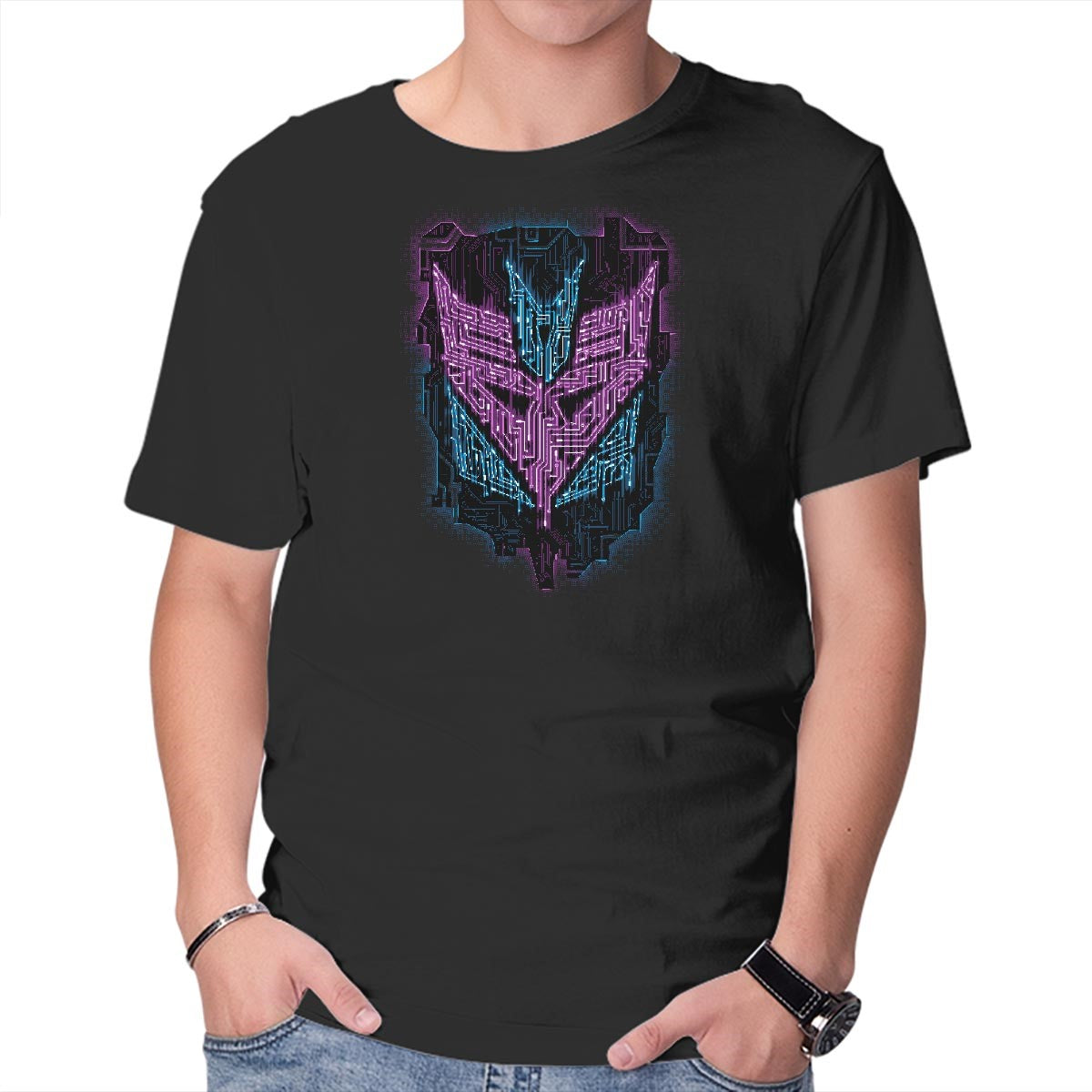 Decept-Iconic – Sci-Fi Graphic T-Shirt