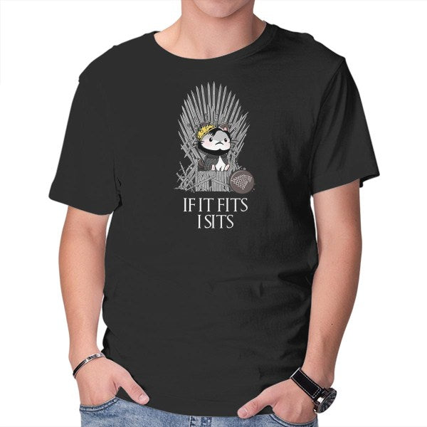 Game of Sits – Cat Graphic T-Shirt