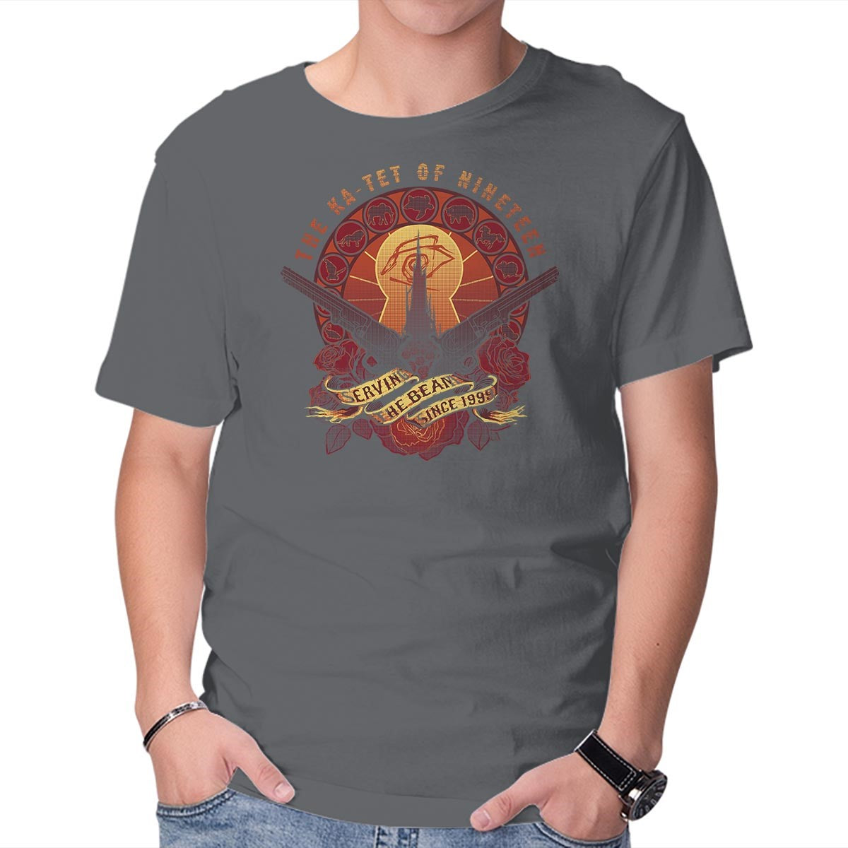 All Things Serve the Beam – Horror Graphic T-Shirt