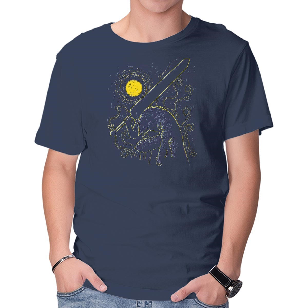 Impressionist Swordsman – Anime Graphic T-Shirt