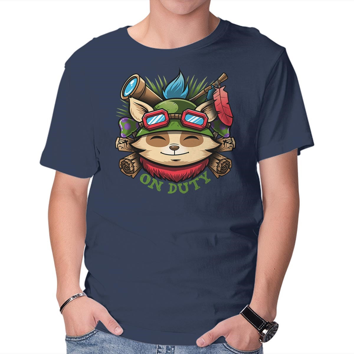 Teemo On Duty – Gaming Graphic T-Shirt