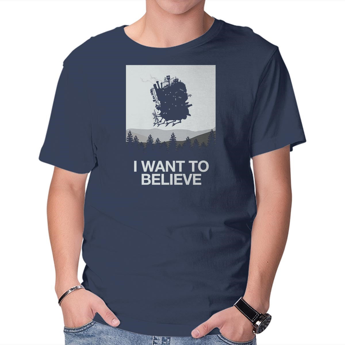 I Saw a Moving Castle – Anime Graphic T-Shirt