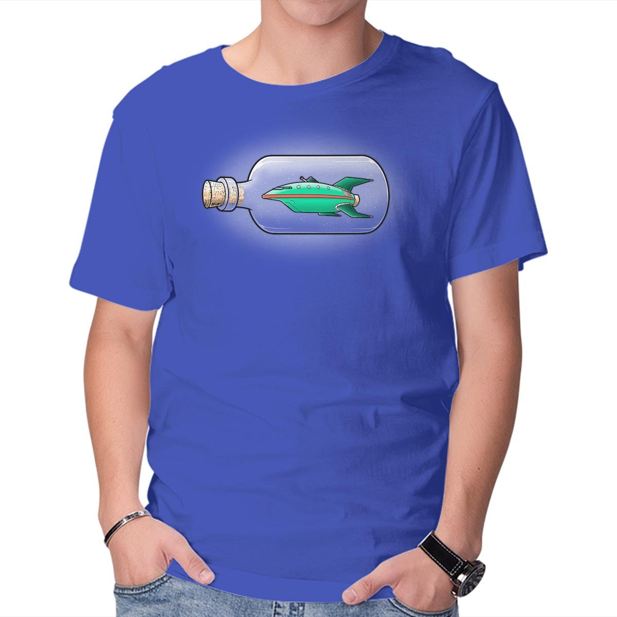 Express Bottle – Sci-Fi Graphic T-Shirt