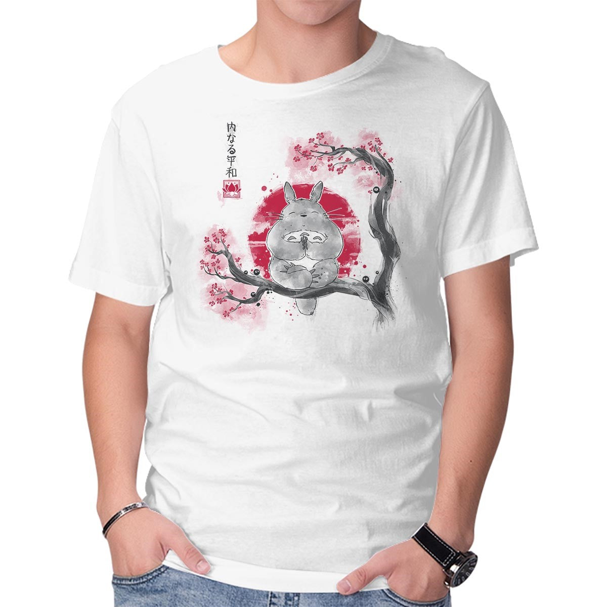 Inner Peace Sumi-e – Anime Graphic T-Shirt
