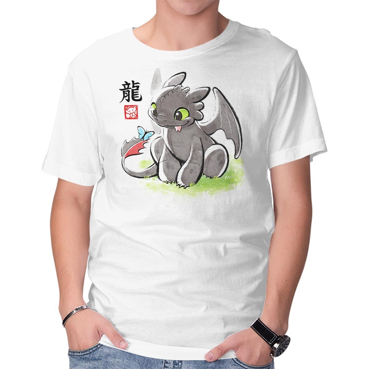 Inked Dragon – Fantasy Graphic T-Shirt