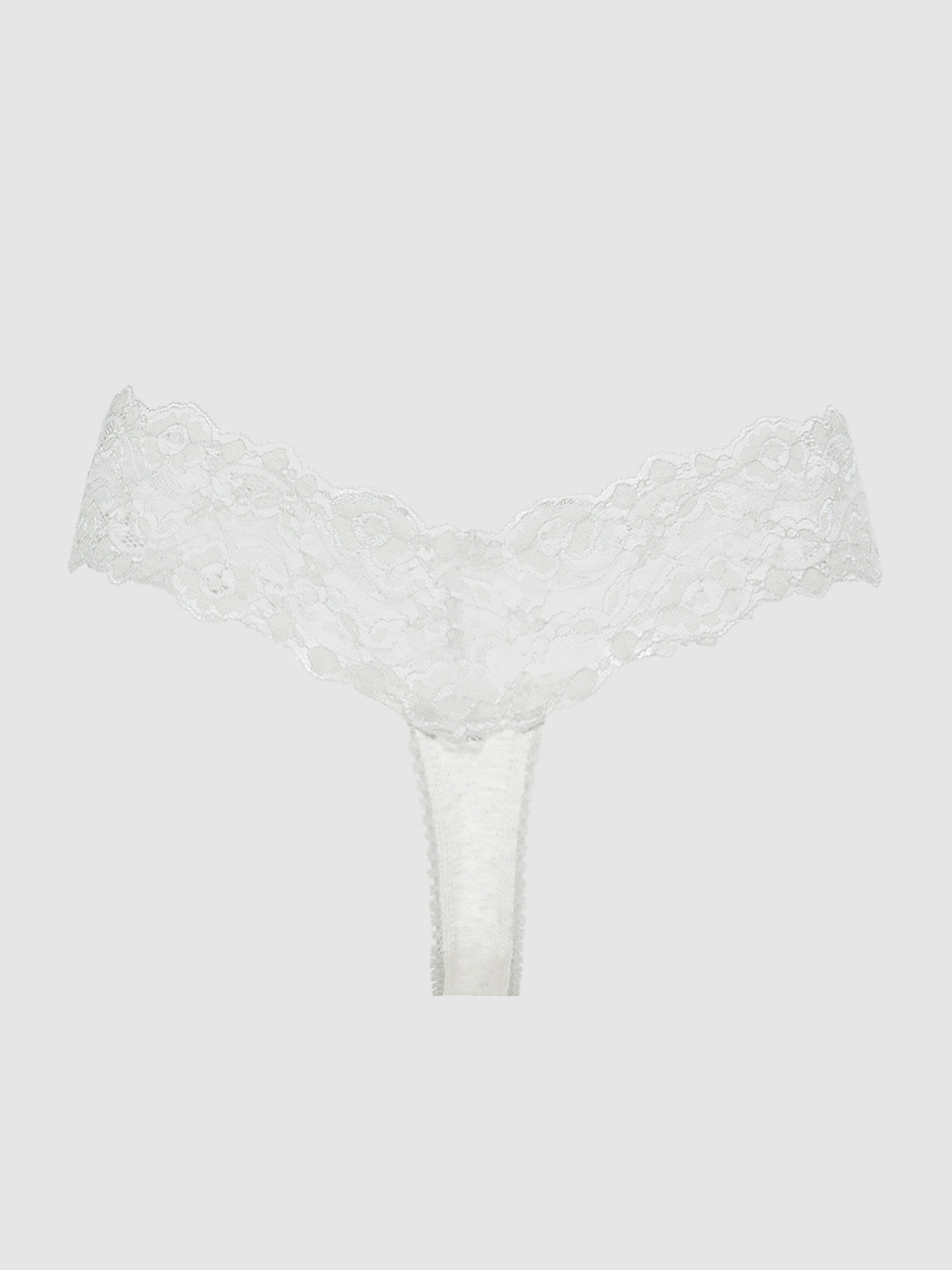 Bridget Stretch Cotton & Lace Thong