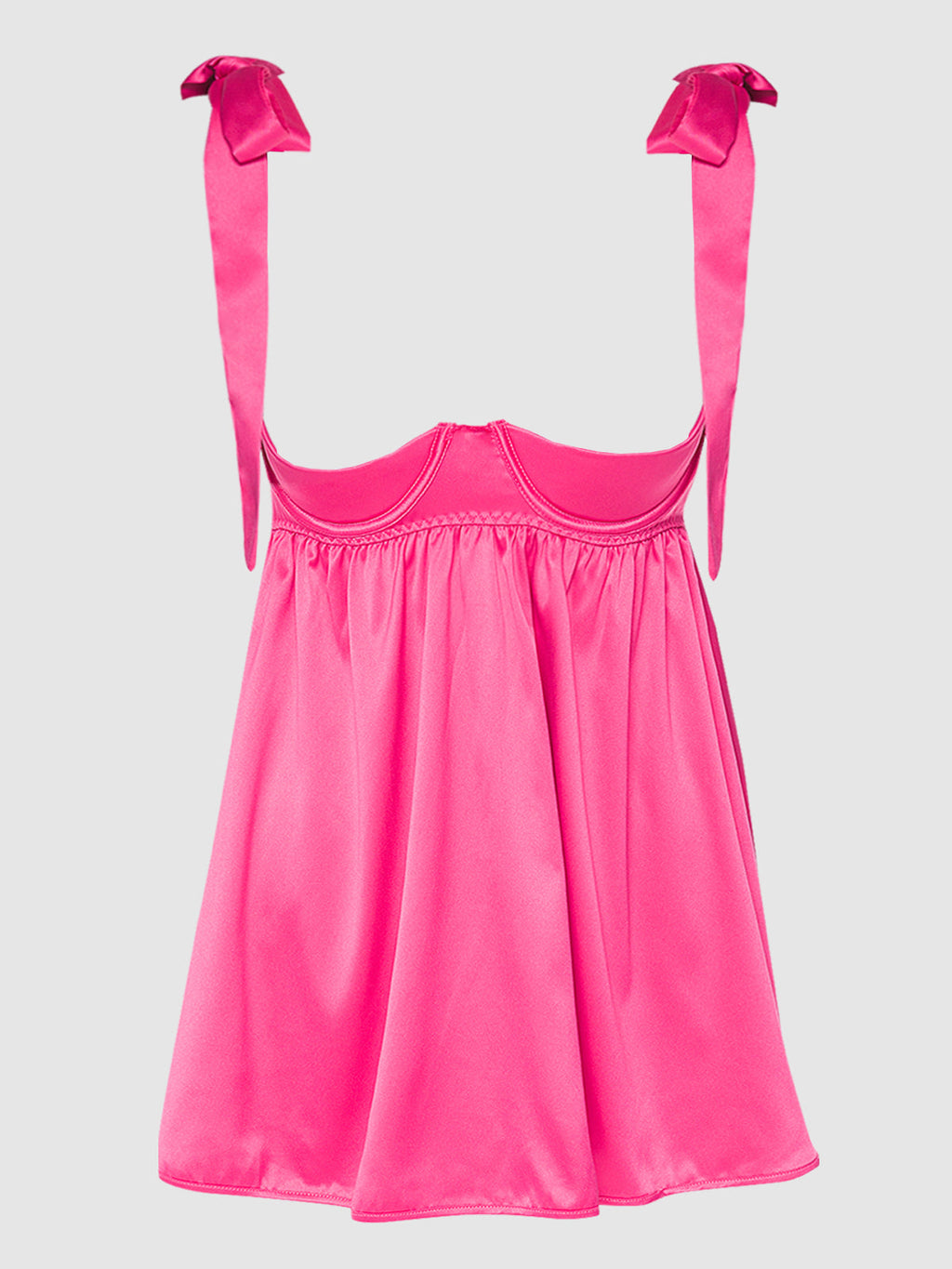 Petra Satin Open Cup Babydoll