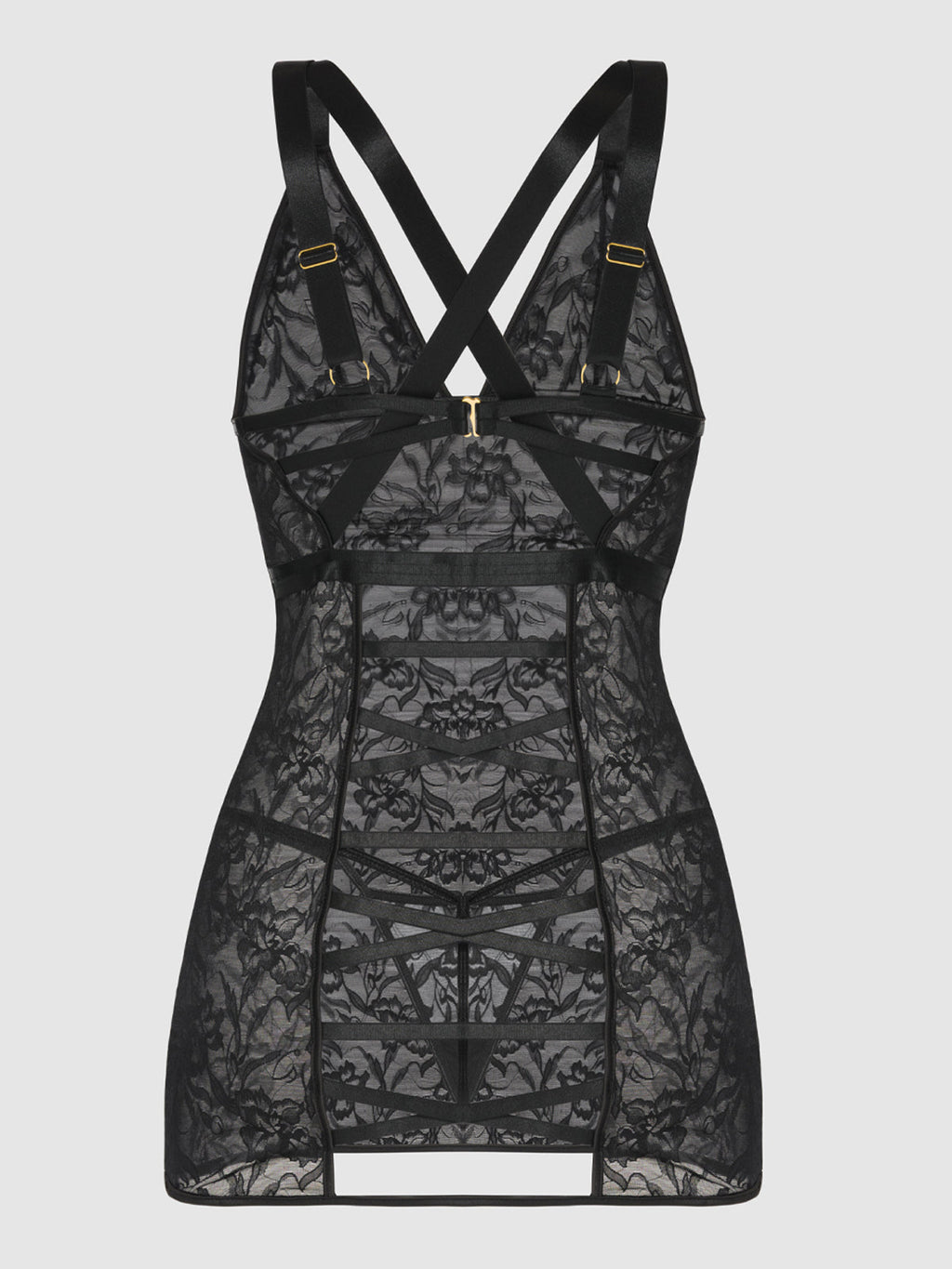 Dahlia Lace & Strappy Chemise