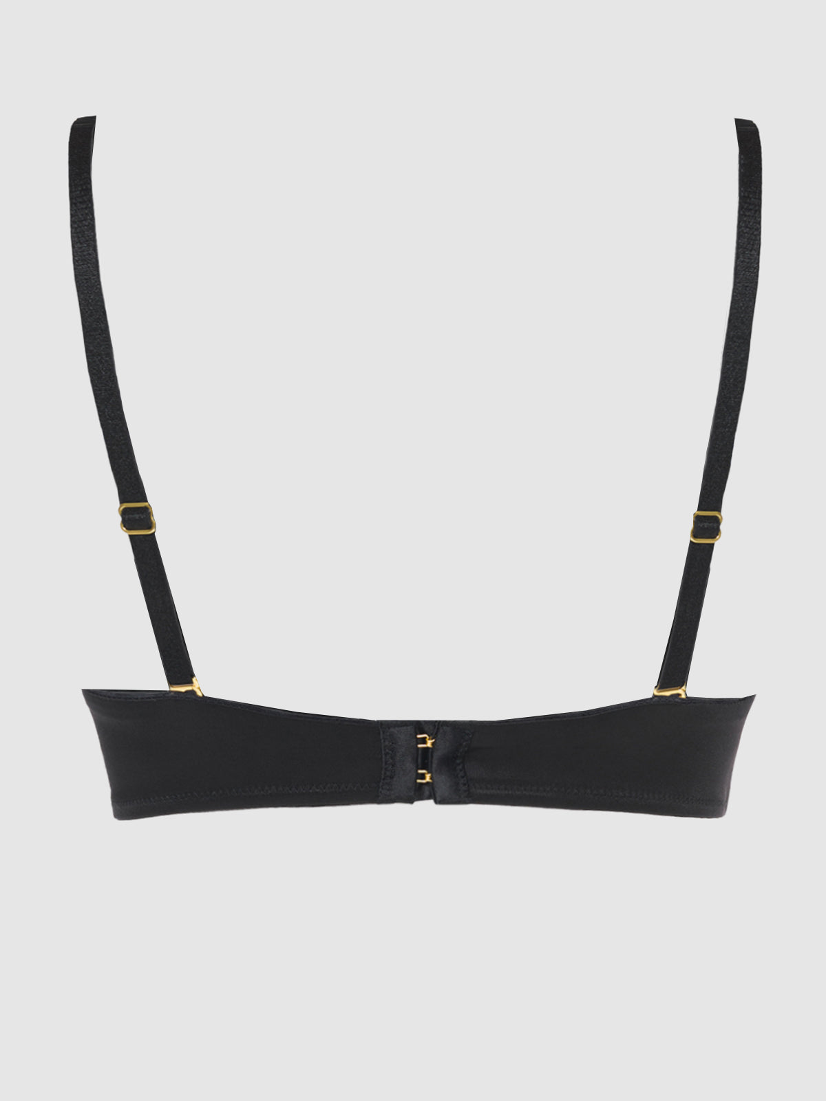 Rising Star Plunge Push Up Bra in Liquid Satin