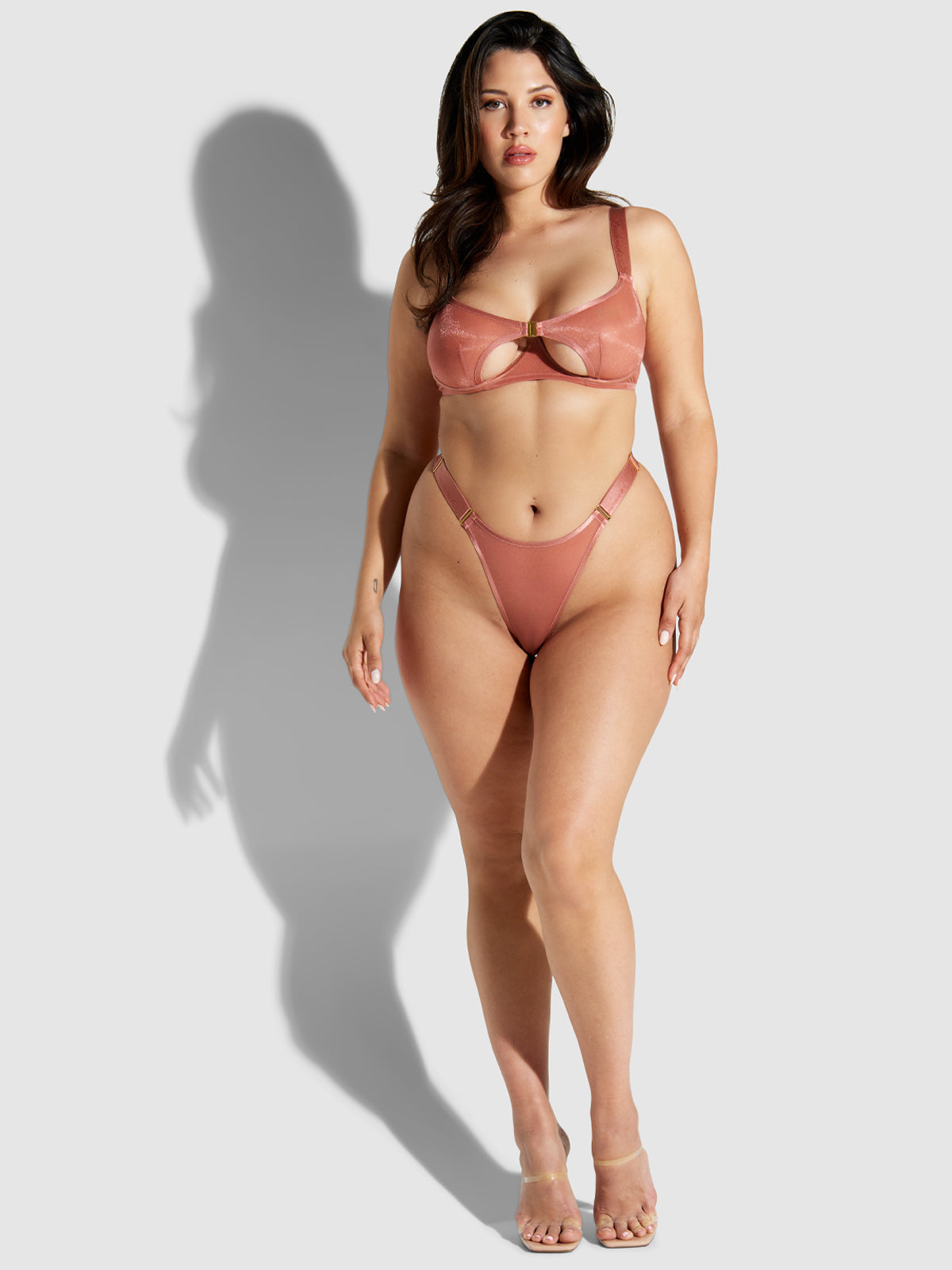 Pia Unlined Cutout Mesh Bra