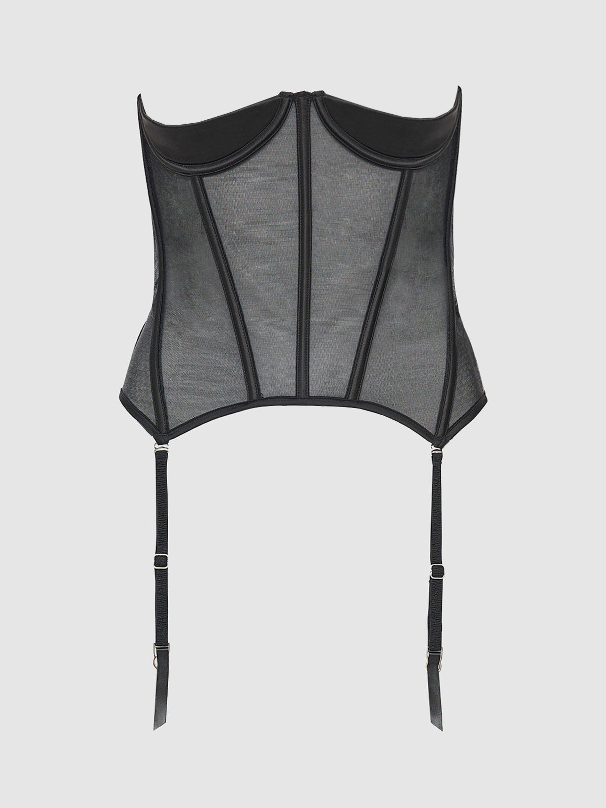 Petra Satin Open Cup Satin Corset