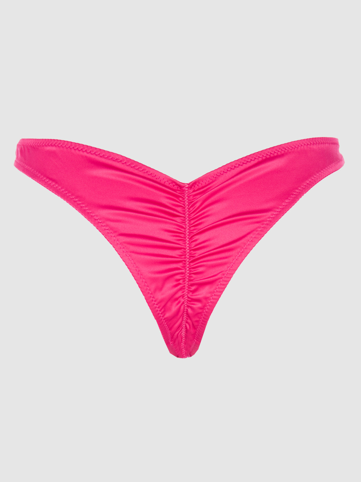 Petra Crotchless Satin Tanga