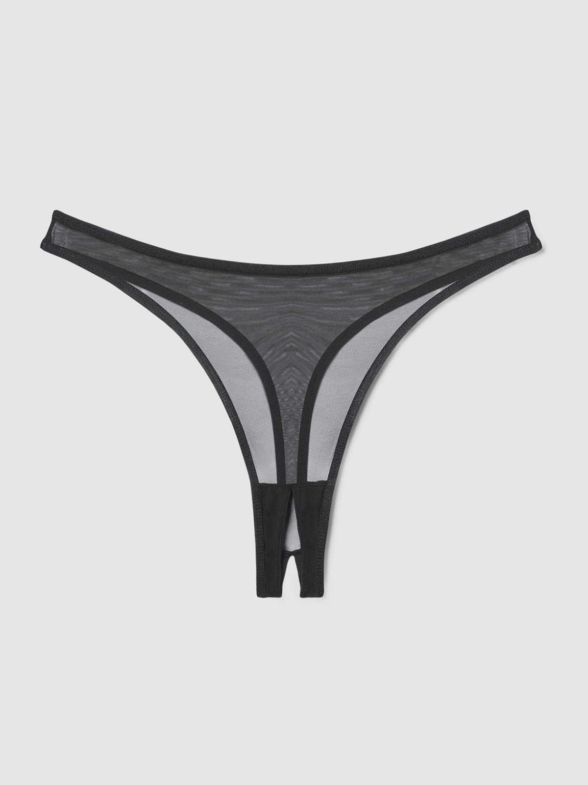 Vivienne Crotchless Mesh Thong