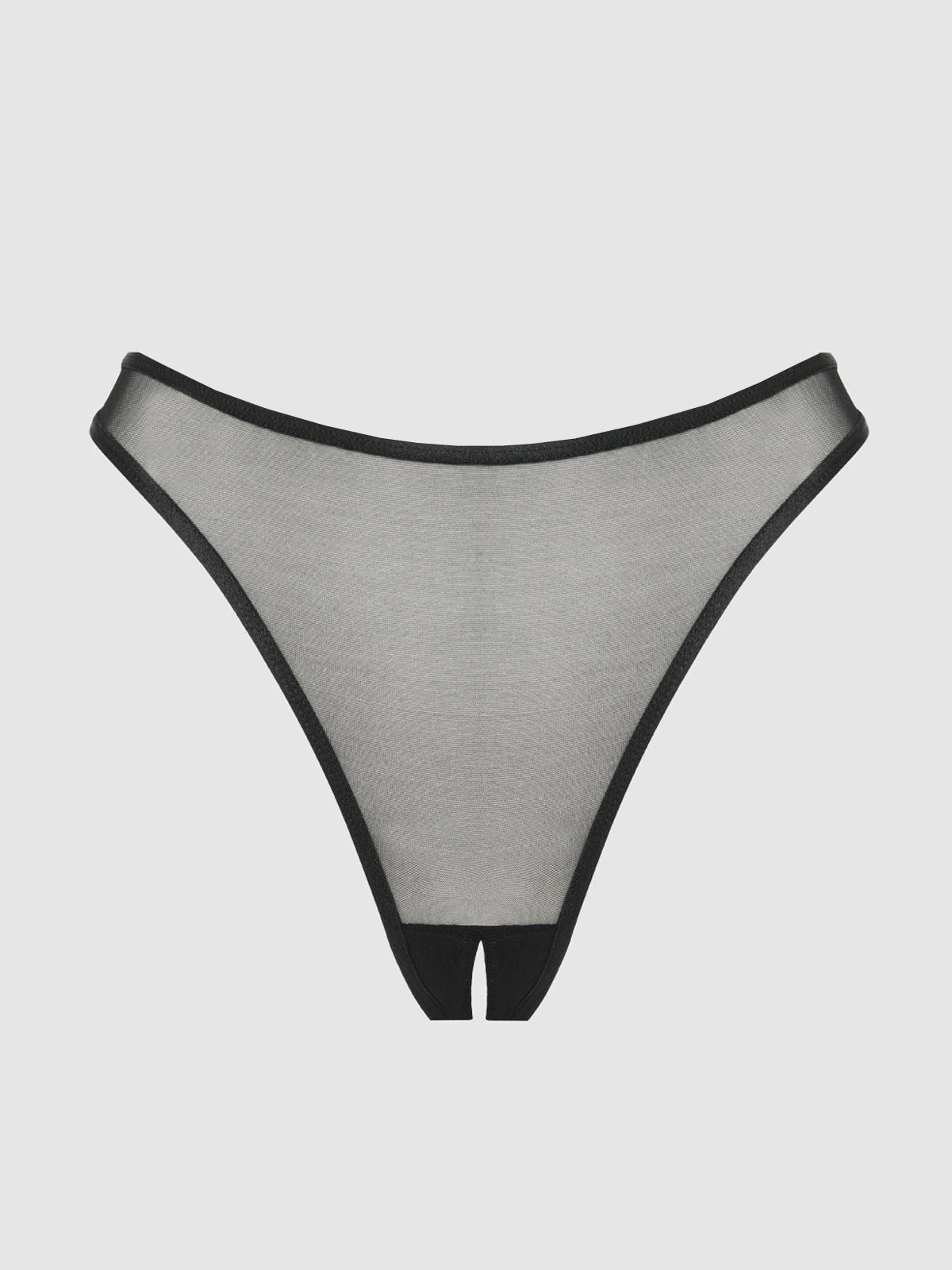 Vivienne Crotchless Mesh Thong
