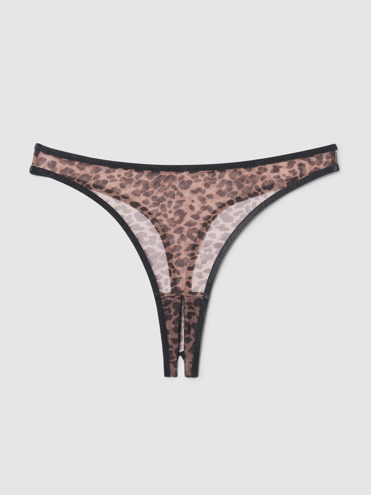 Vivienne Crotchless Mesh Thong