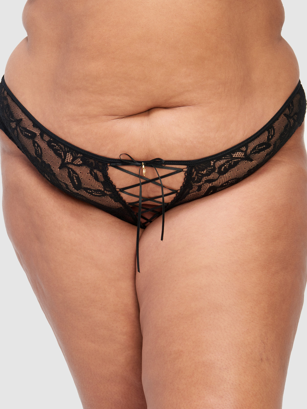 Mabel Lace Up Front Tanga