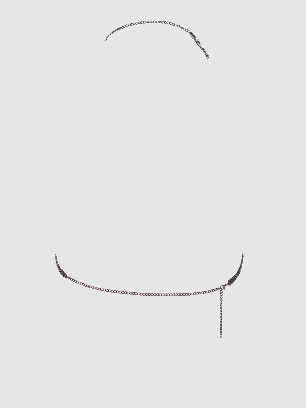 Ziggy Rhinestone Fringe Triangle Bra