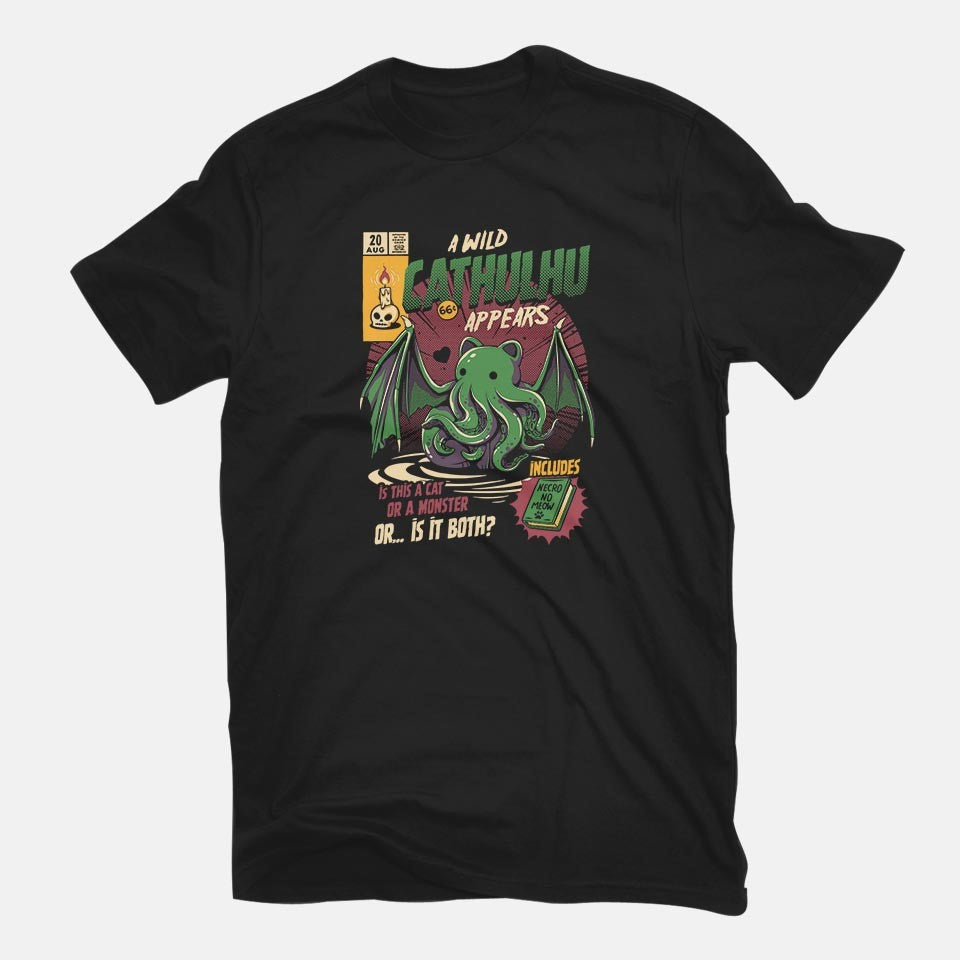 Is It a Cat Or a Monster – Cat Graphic T-Shirt