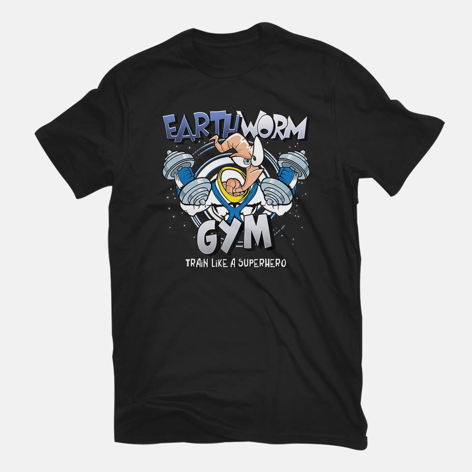 Earthworm Gym – Gaming Graphic T-Shirt