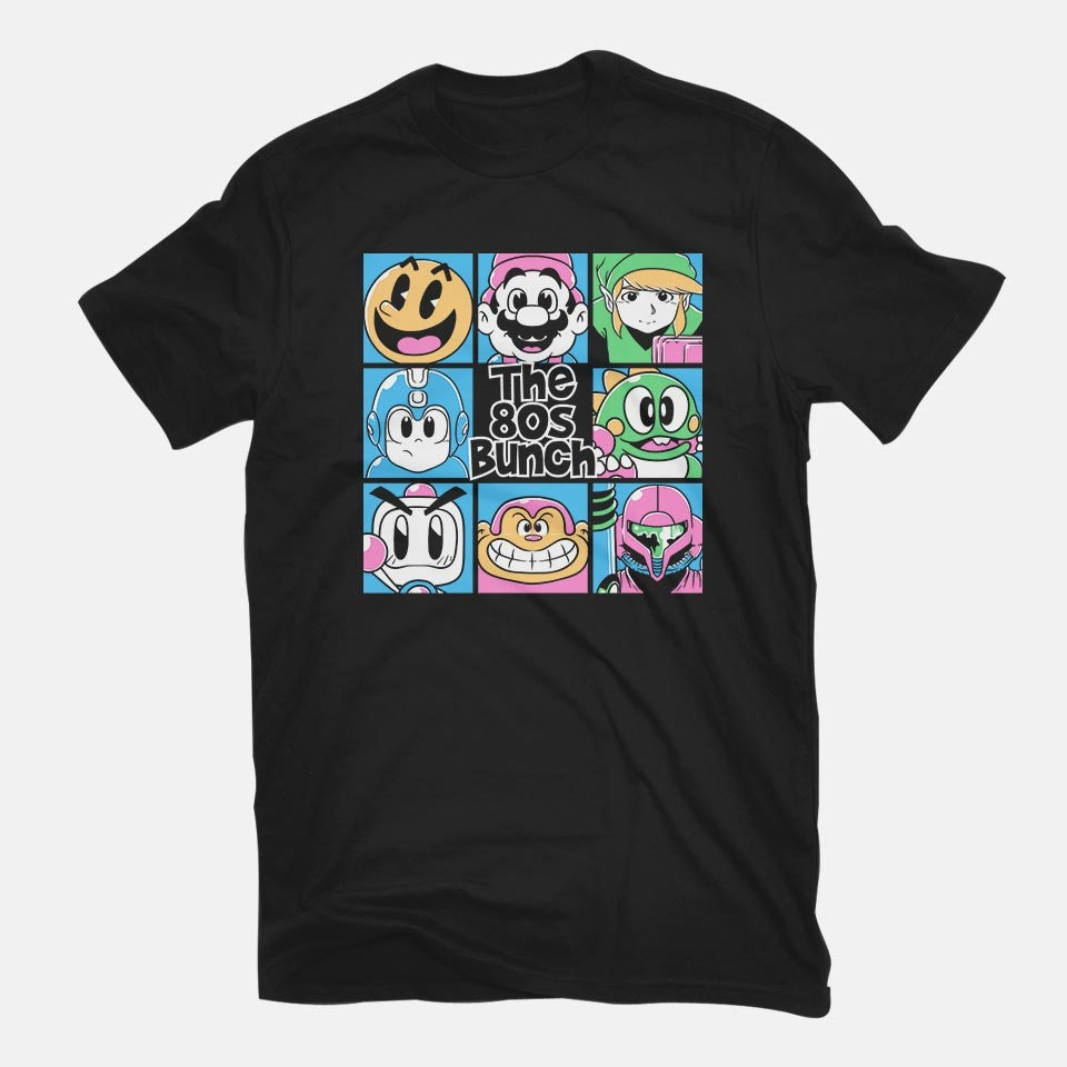 The 80s Bunch – Gaming Graphic T-Shirt
