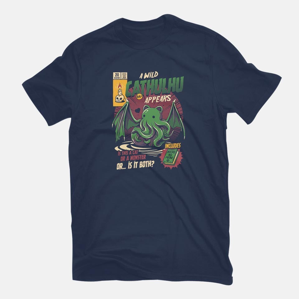 Is It a Cat Or a Monster – Cat Graphic T-Shirt