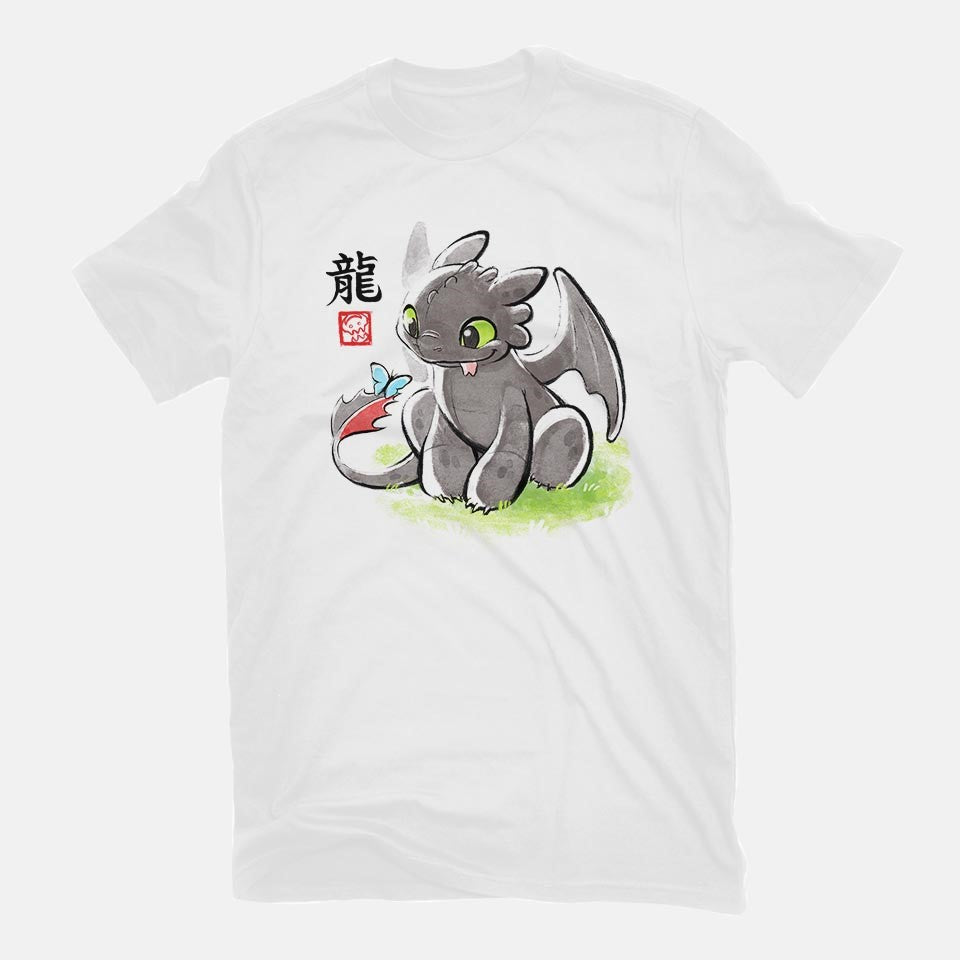 Inked Dragon – Fantasy Graphic T-Shirt