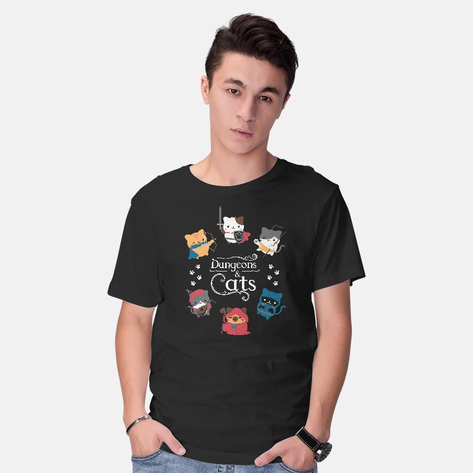 Dungeons & Cats – Cat Graphic T-Shirt