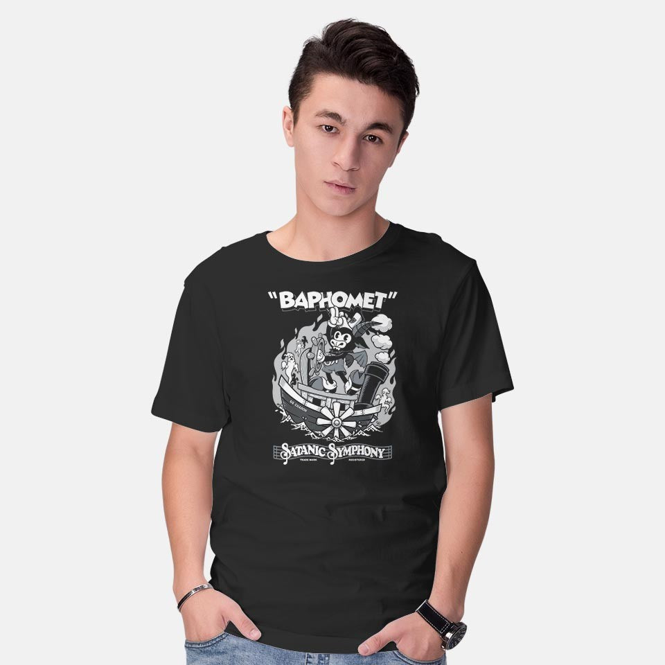 Steamboat Baphy – Horror Graphic T-Shirt