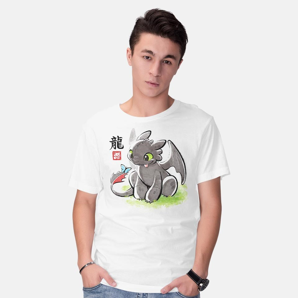 Inked Dragon – Fantasy Graphic T-Shirt