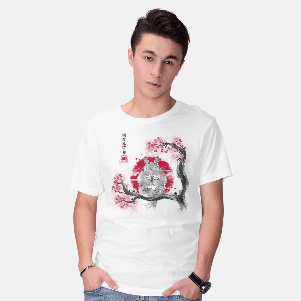 Inner Peace Sumi-e – Anime Graphic T-Shirt