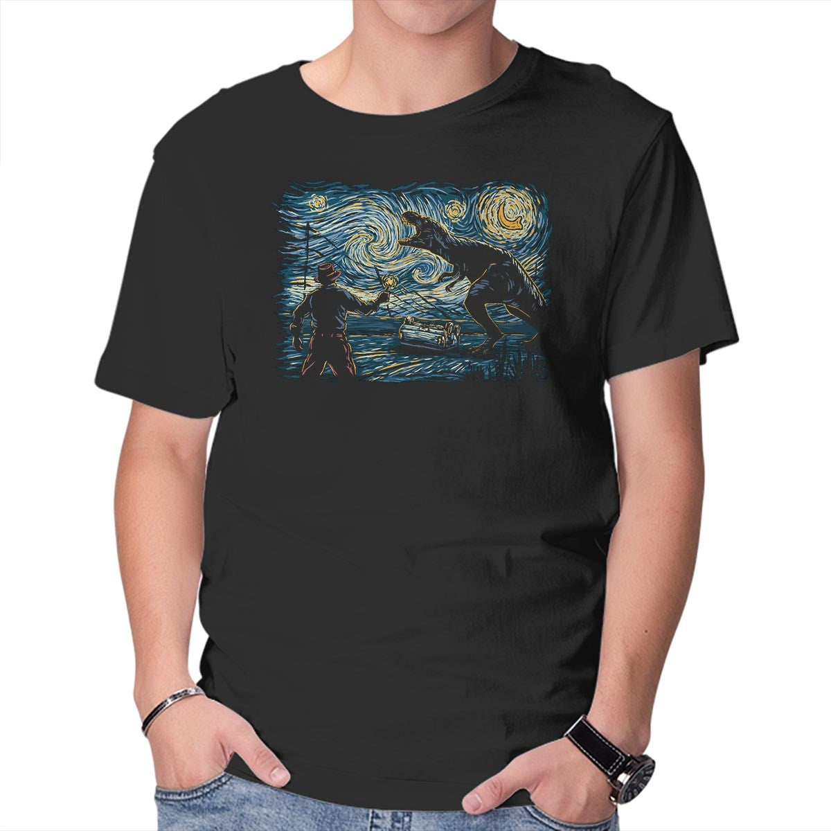 Jurassic Night – Movie Graphic T-Shirt