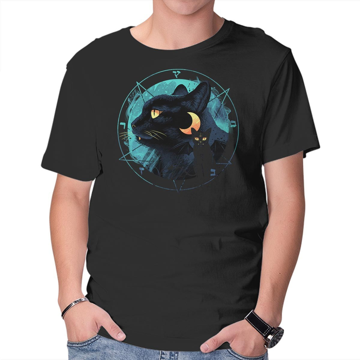 Evil Cat – Cat Graphic T-Shirt