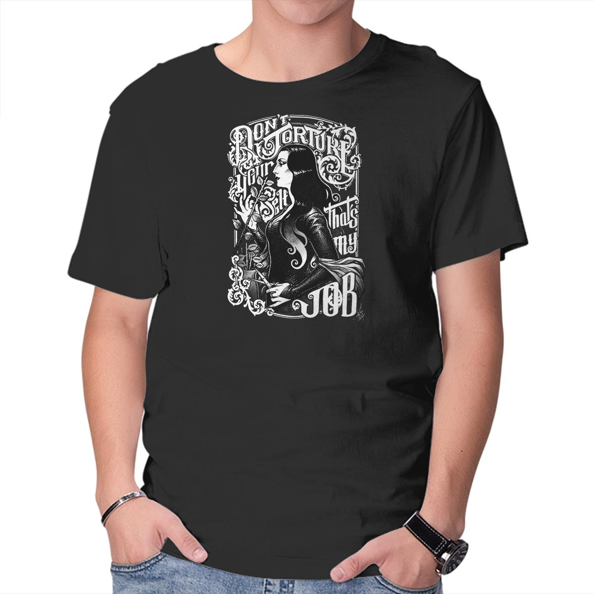Don't Torture Yourself – Fantasy Graphic T-Shirt