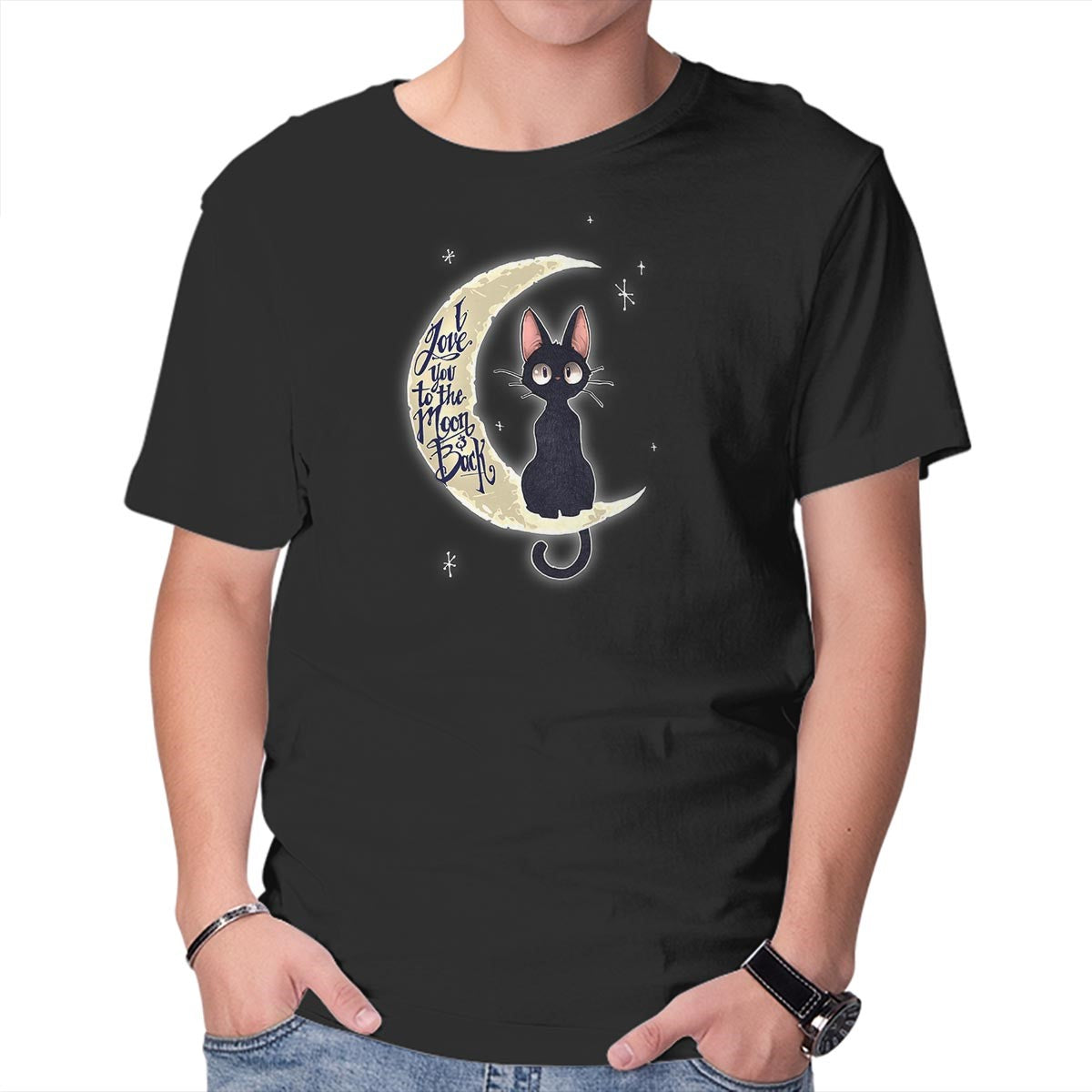 I Love You to The Moon & Back – Cat Graphic T-Shirt