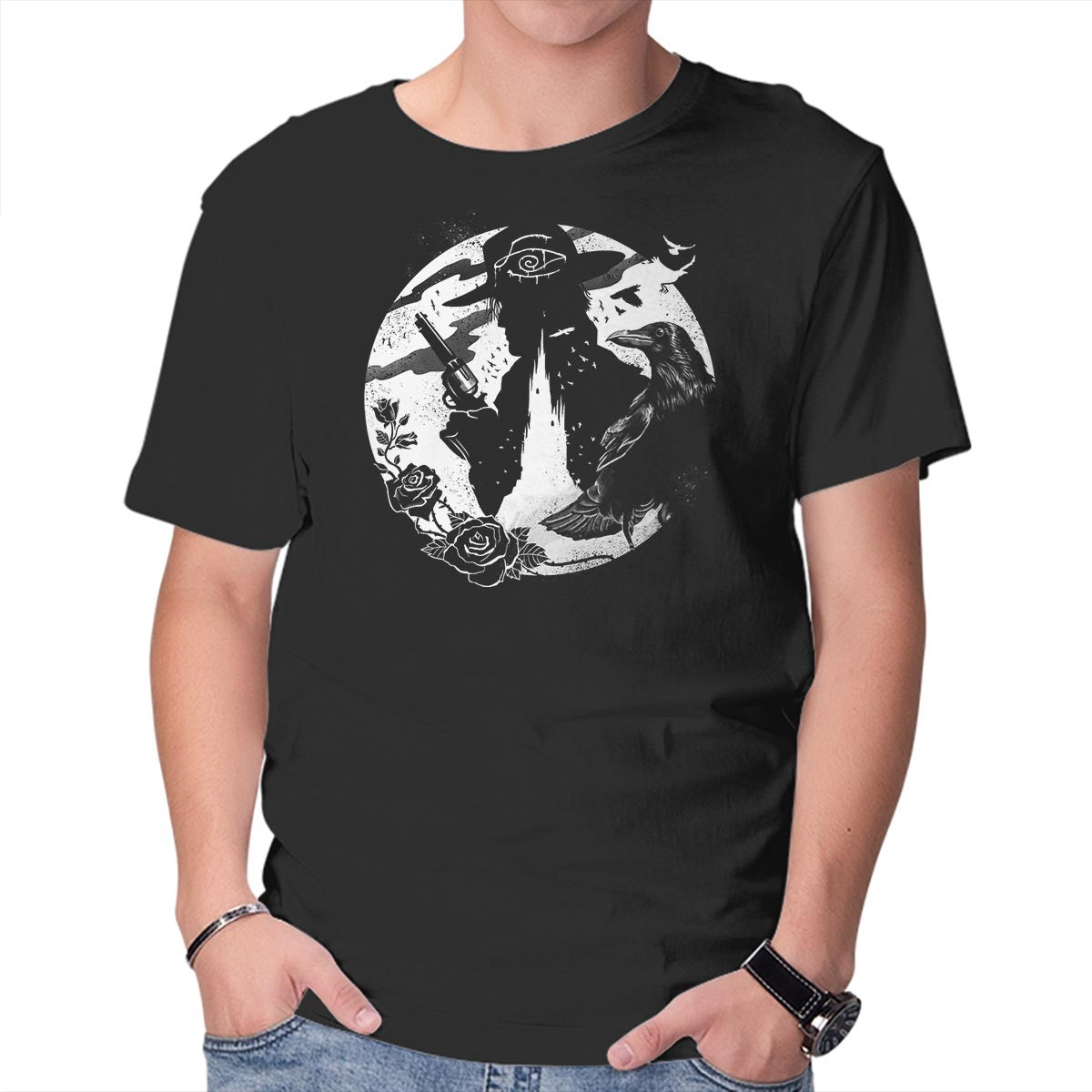 I Shoot With My Mind – Horror Graphic T-Shirt