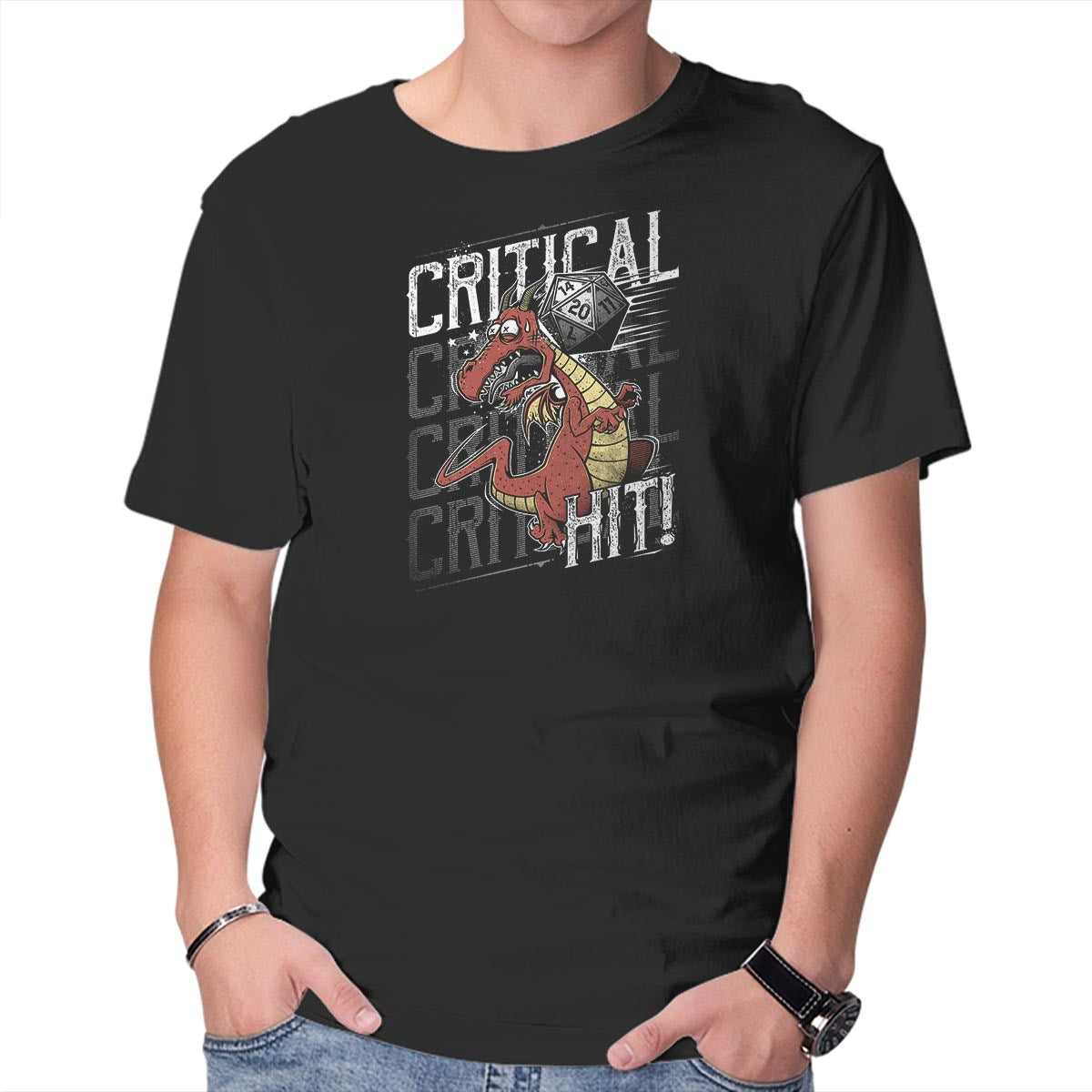 Super Critical Hit! – Gaming Graphic T-Shirt