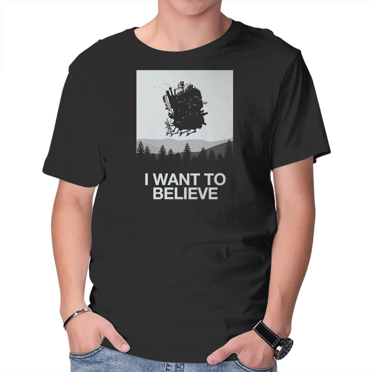 I Saw a Moving Castle – Anime Graphic T-Shirt