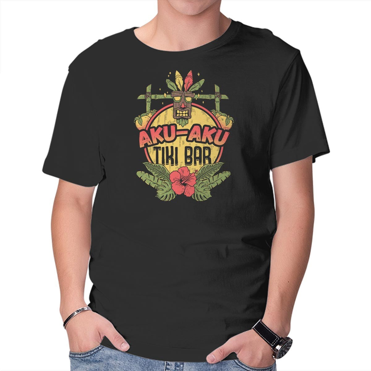Aku Aku Tiki Bar – Gaming Graphic T-Shirt