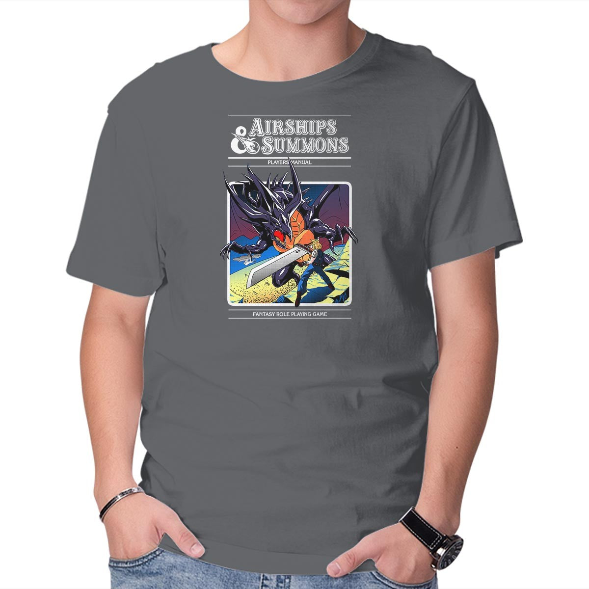 Airships & Summons – Gaming Graphic T-Shirt