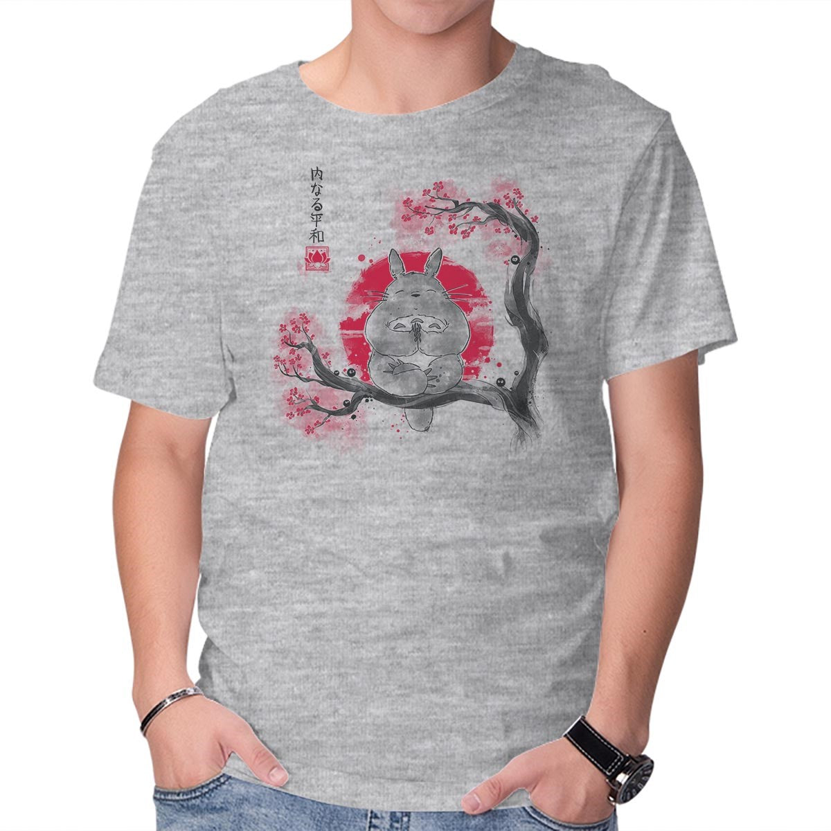 Inner Peace Sumi-e – Anime Graphic T-Shirt