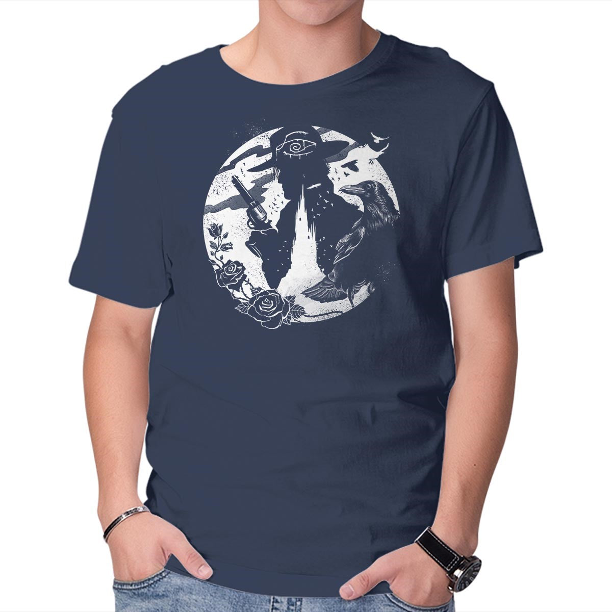 I Shoot With My Mind – Horror Graphic T-Shirt