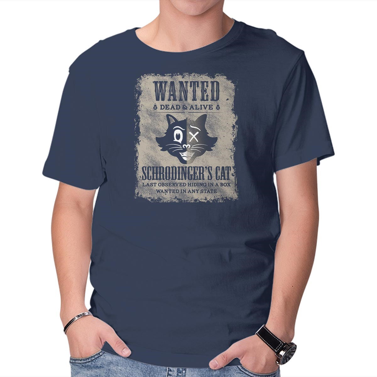 Dead and Alive – Cat Graphic T-Shirt