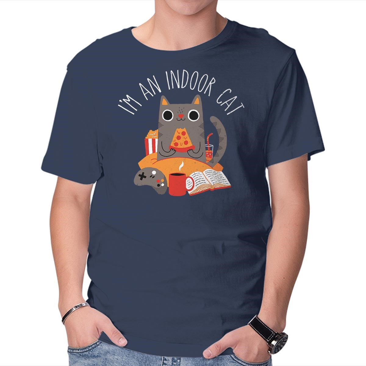 Indoor Cat – Cat Graphic T-Shirt