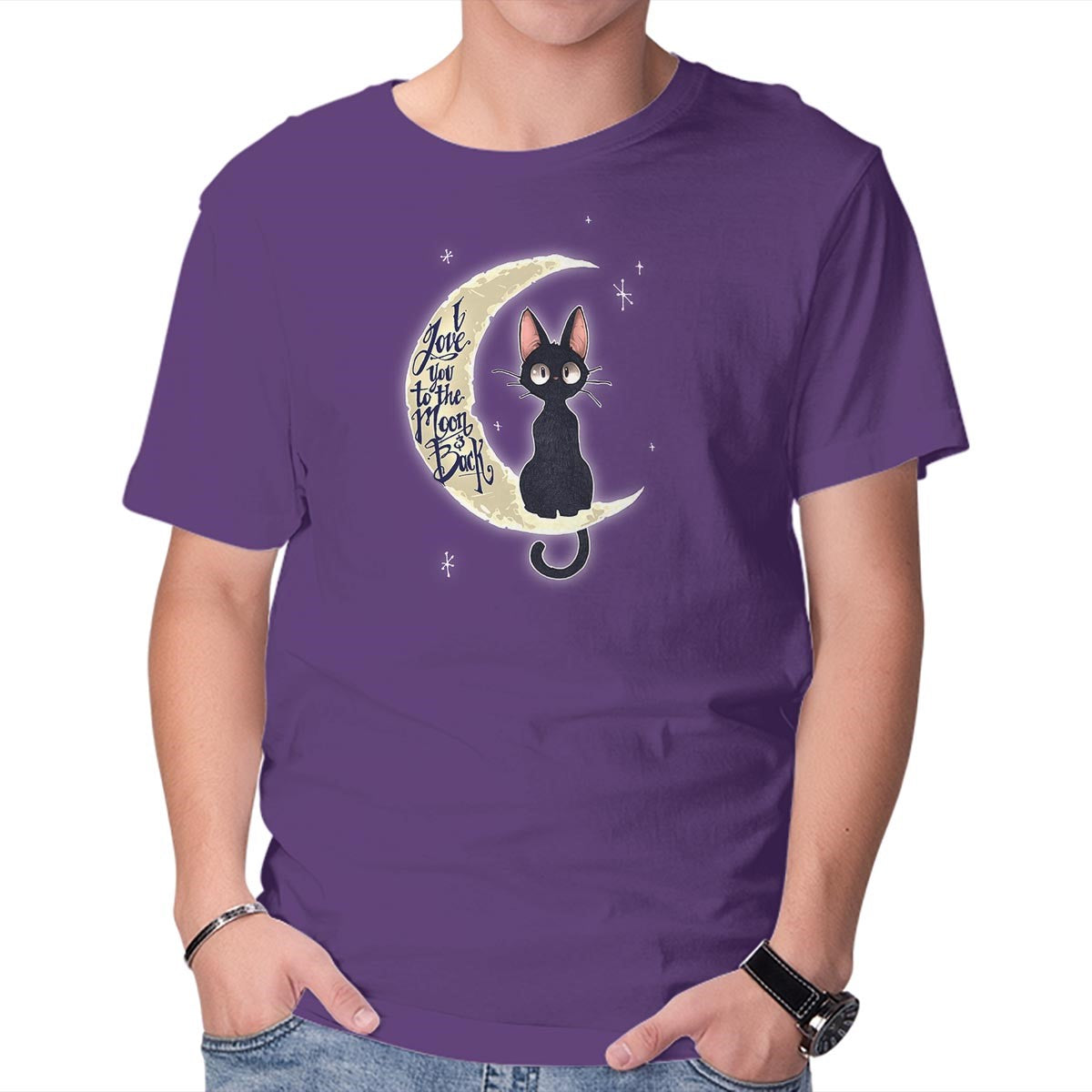 I Love You to The Moon & Back – Cat Graphic T-Shirt