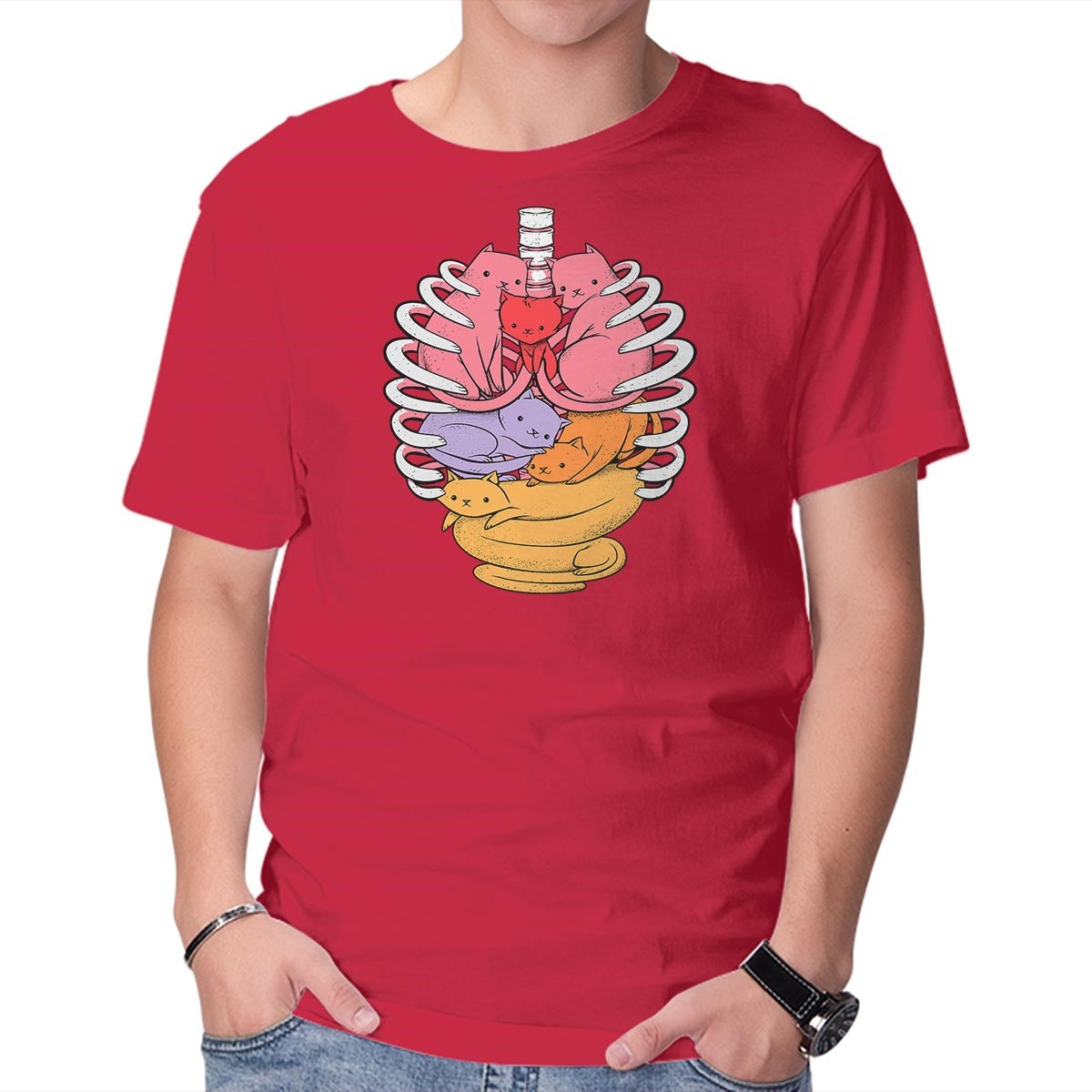 Anatomicat – Cat Graphic T-Shirt