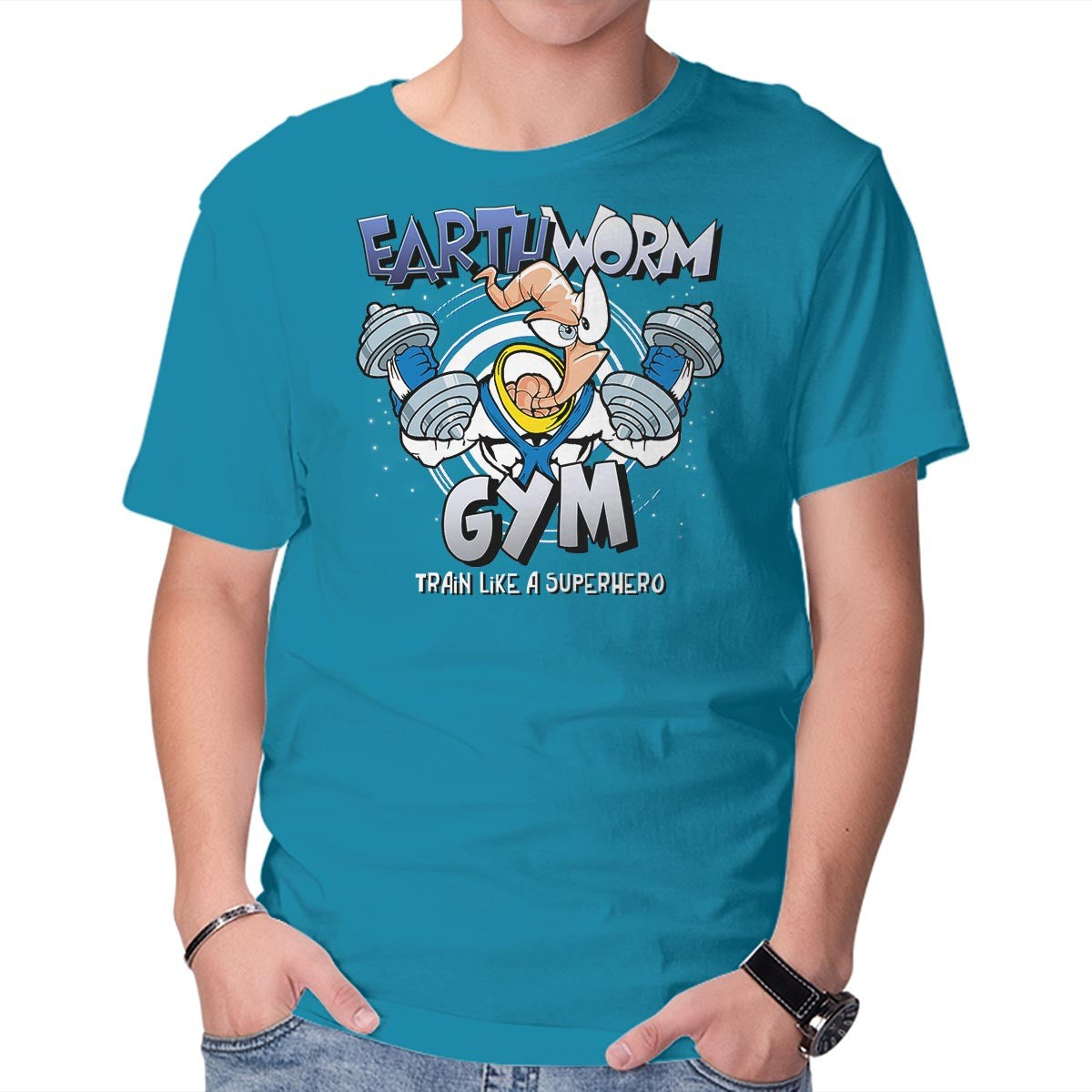 Earthworm Gym – Gaming Graphic T-Shirt